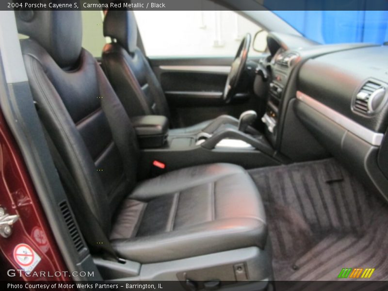 Carmona Red Metallic / Black 2004 Porsche Cayenne S