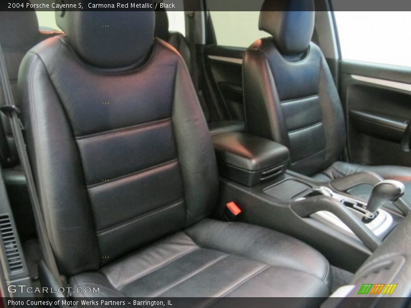 Carmona Red Metallic / Black 2004 Porsche Cayenne S