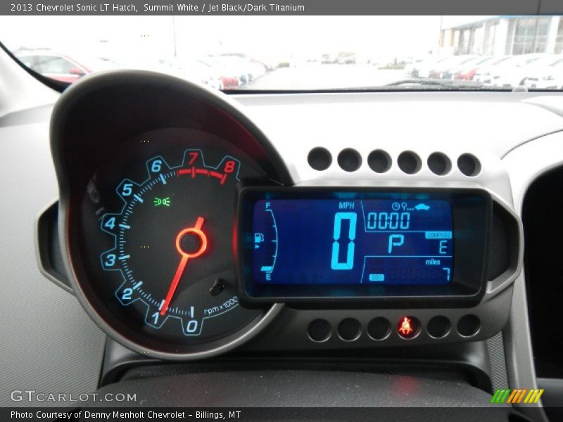 Summit White / Jet Black/Dark Titanium 2013 Chevrolet Sonic LT Hatch