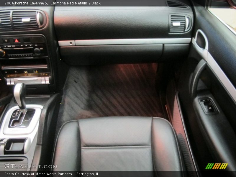 Carmona Red Metallic / Black 2004 Porsche Cayenne S