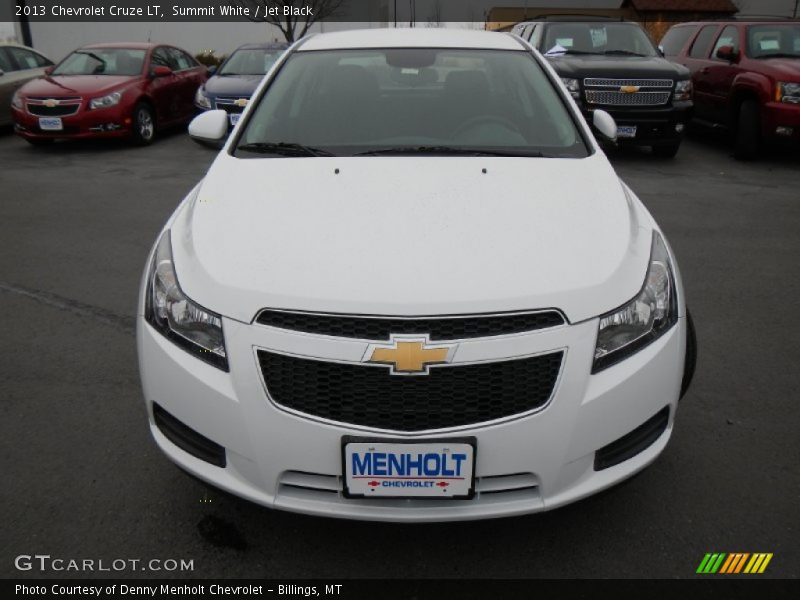 Summit White / Jet Black 2013 Chevrolet Cruze LT