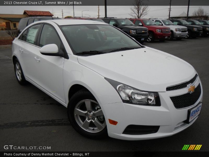 Summit White / Jet Black 2013 Chevrolet Cruze LT