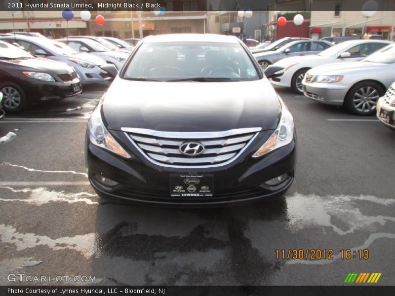 Midnight Black / Black 2011 Hyundai Sonata Limited