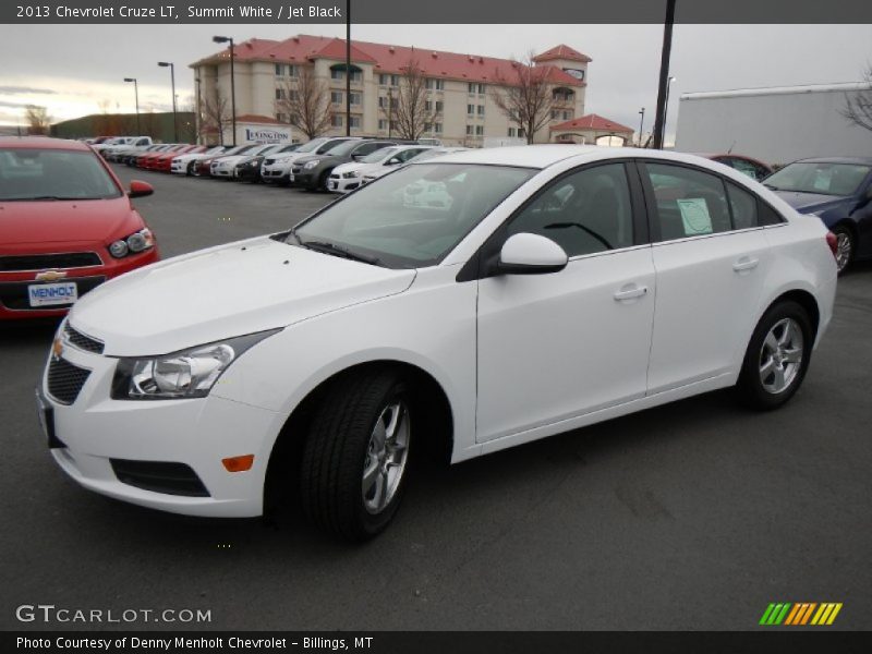 Summit White / Jet Black 2013 Chevrolet Cruze LT