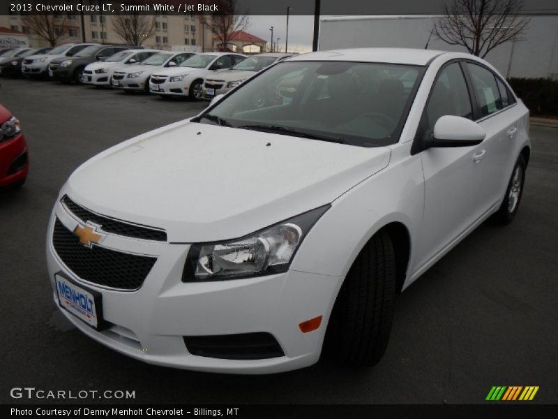 Summit White / Jet Black 2013 Chevrolet Cruze LT