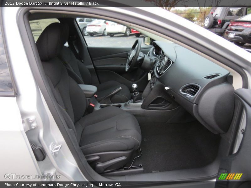 Bright Silver Metallic / Black 2013 Dodge Dart SXT