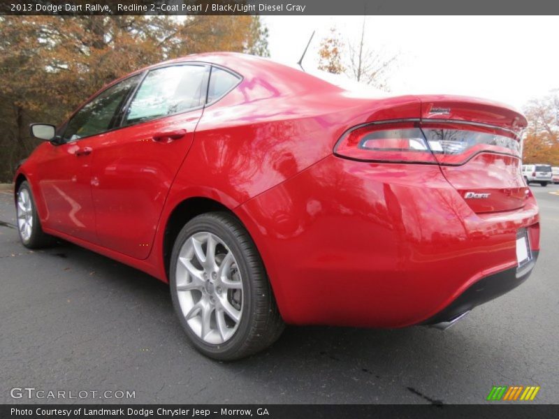 Redline 2-Coat Pearl / Black/Light Diesel Gray 2013 Dodge Dart Rallye