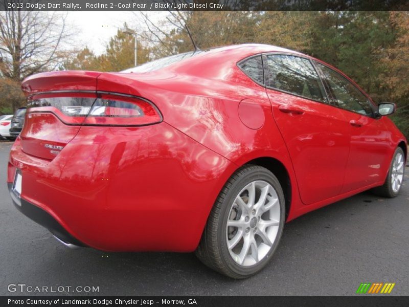 Redline 2-Coat Pearl / Black/Light Diesel Gray 2013 Dodge Dart Rallye