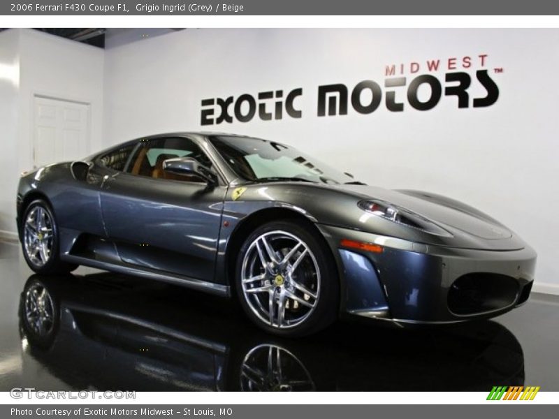 Grigio Ingrid (Grey) / Beige 2006 Ferrari F430 Coupe F1