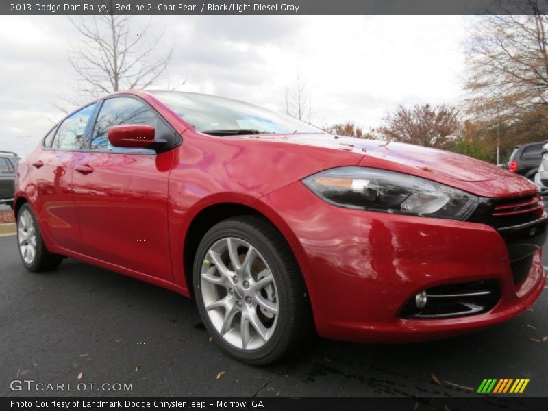 Redline 2-Coat Pearl / Black/Light Diesel Gray 2013 Dodge Dart Rallye