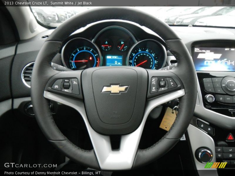 Summit White / Jet Black 2013 Chevrolet Cruze LT