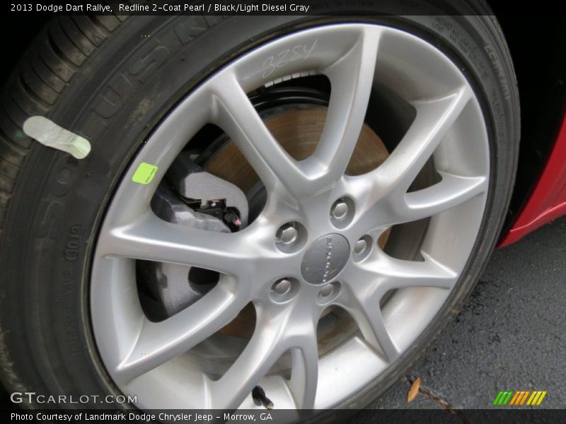 Redline 2-Coat Pearl / Black/Light Diesel Gray 2013 Dodge Dart Rallye