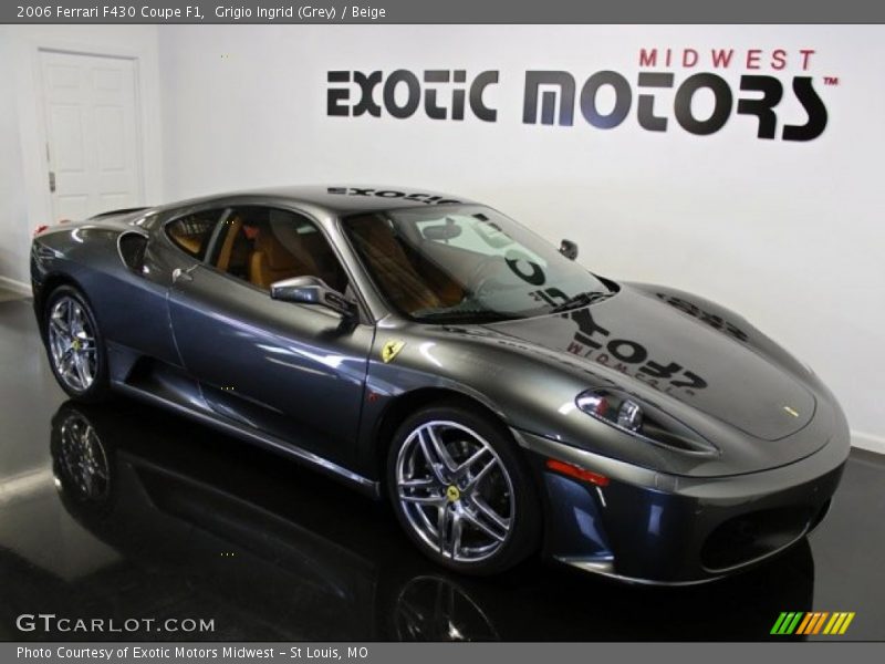 Grigio Ingrid (Grey) / Beige 2006 Ferrari F430 Coupe F1