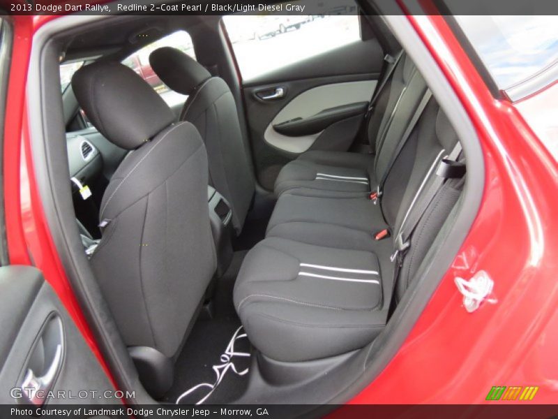 Redline 2-Coat Pearl / Black/Light Diesel Gray 2013 Dodge Dart Rallye