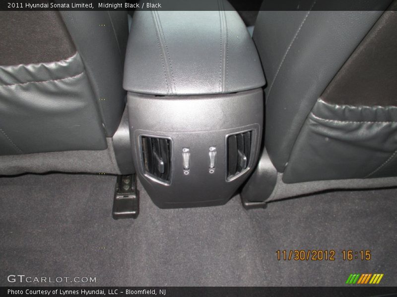 Midnight Black / Black 2011 Hyundai Sonata Limited