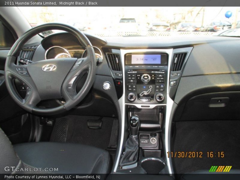 Midnight Black / Black 2011 Hyundai Sonata Limited