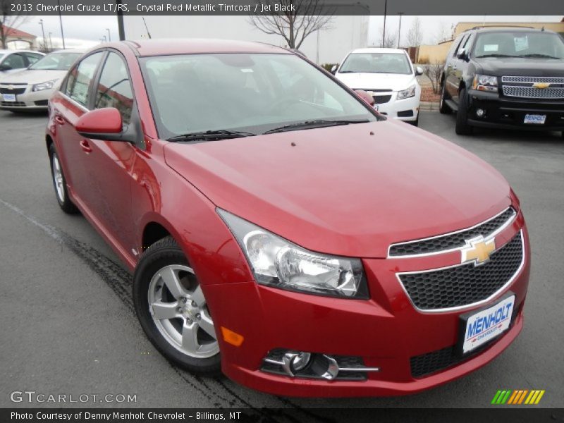 Crystal Red Metallic Tintcoat / Jet Black 2013 Chevrolet Cruze LT/RS