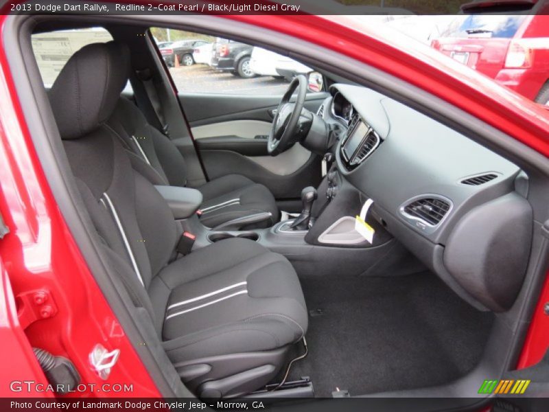Redline 2-Coat Pearl / Black/Light Diesel Gray 2013 Dodge Dart Rallye