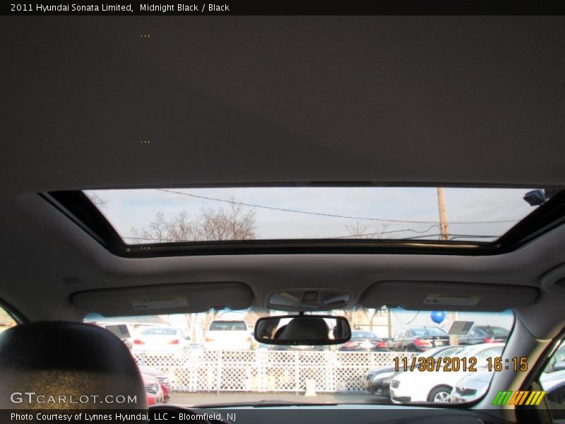Midnight Black / Black 2011 Hyundai Sonata Limited
