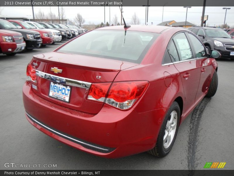 Crystal Red Metallic Tintcoat / Jet Black 2013 Chevrolet Cruze LT/RS