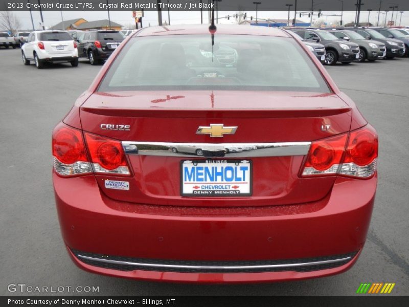 Crystal Red Metallic Tintcoat / Jet Black 2013 Chevrolet Cruze LT/RS