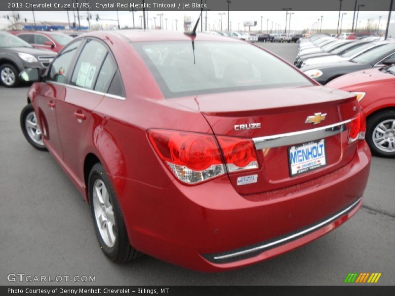 Crystal Red Metallic Tintcoat / Jet Black 2013 Chevrolet Cruze LT/RS
