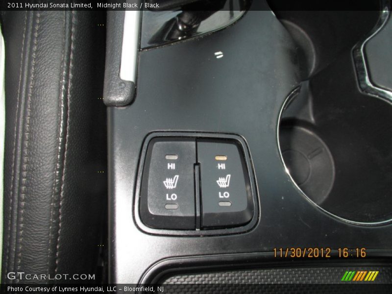 Midnight Black / Black 2011 Hyundai Sonata Limited