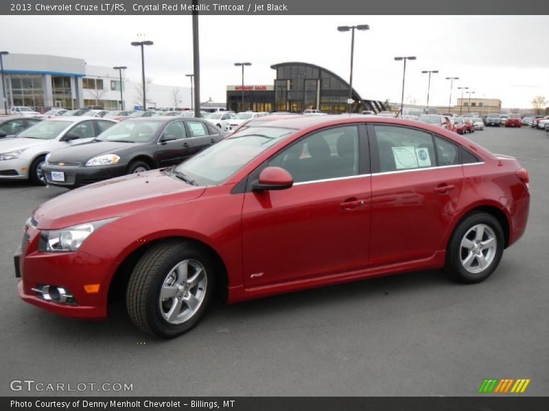 Crystal Red Metallic Tintcoat / Jet Black 2013 Chevrolet Cruze LT/RS