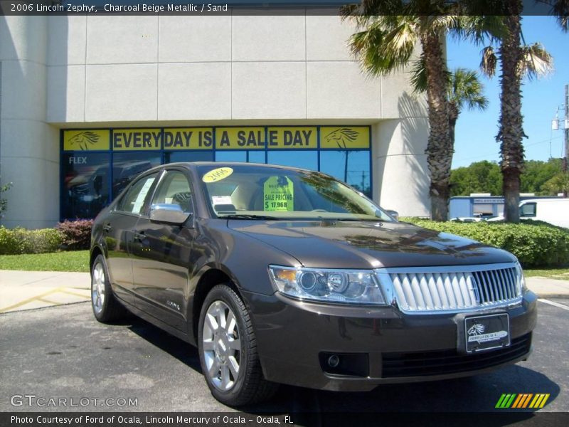 Charcoal Beige Metallic / Sand 2006 Lincoln Zephyr