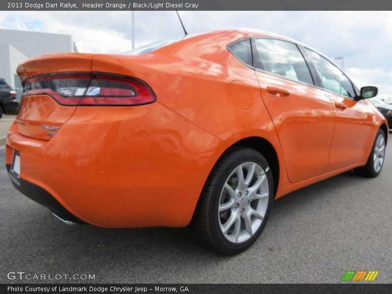  2013 Dart Rallye Header Orange