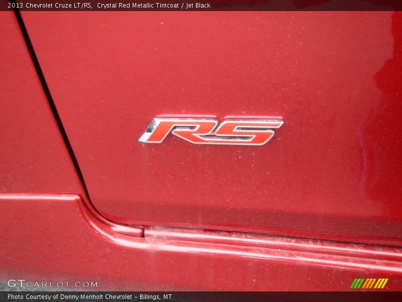 Crystal Red Metallic Tintcoat / Jet Black 2013 Chevrolet Cruze LT/RS