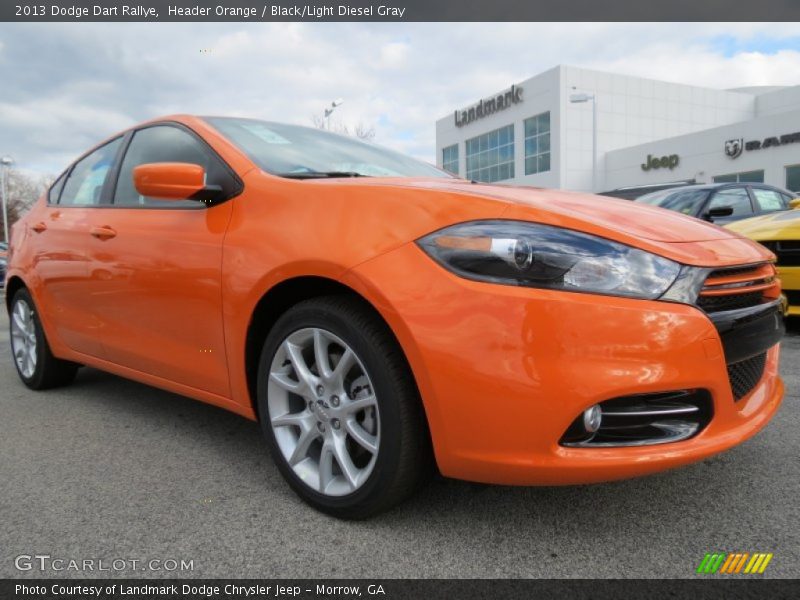 Front 3/4 View of 2013 Dart Rallye