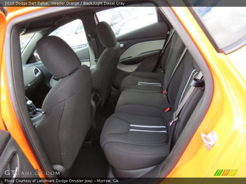 Rear Seat of 2013 Dart Rallye