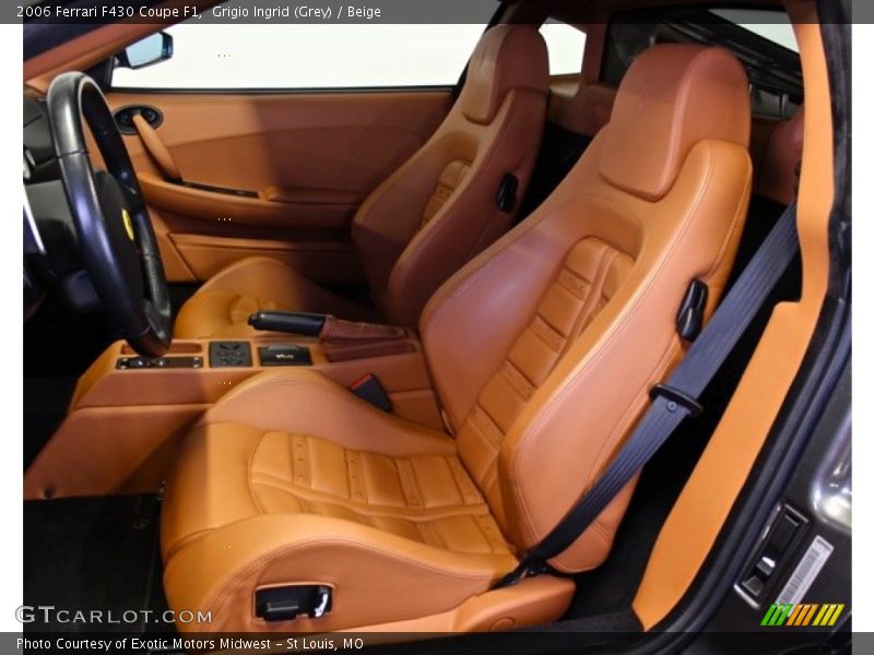 Front Seat of 2006 F430 Coupe F1