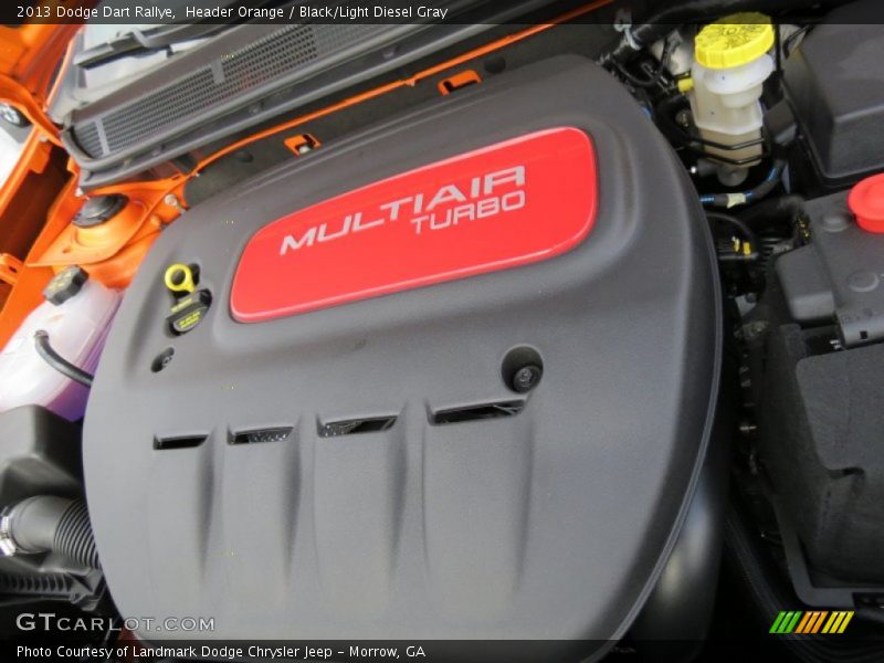 2013 Dart Rallye Engine - 1.4 Liter Turbocharged SOHC 16-Valve MultiAir 4 Cylinder