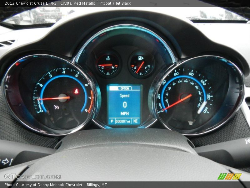 Crystal Red Metallic Tintcoat / Jet Black 2013 Chevrolet Cruze LT/RS