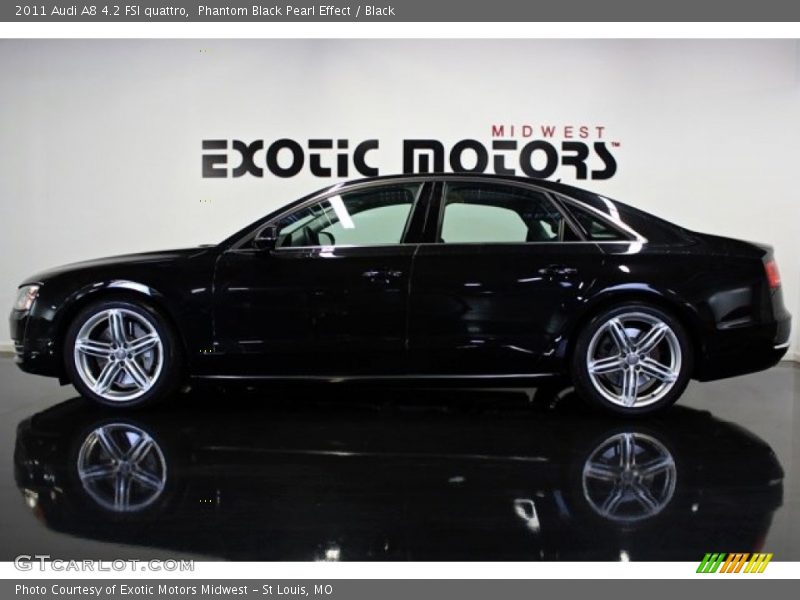 Phantom Black Pearl Effect / Black 2011 Audi A8 4.2 FSI quattro