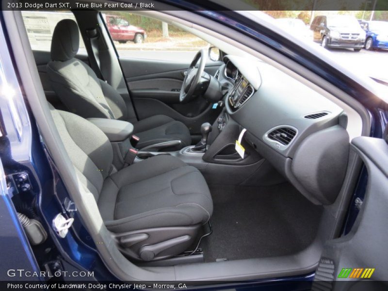 True Blue Pearl Coat / Black 2013 Dodge Dart SXT