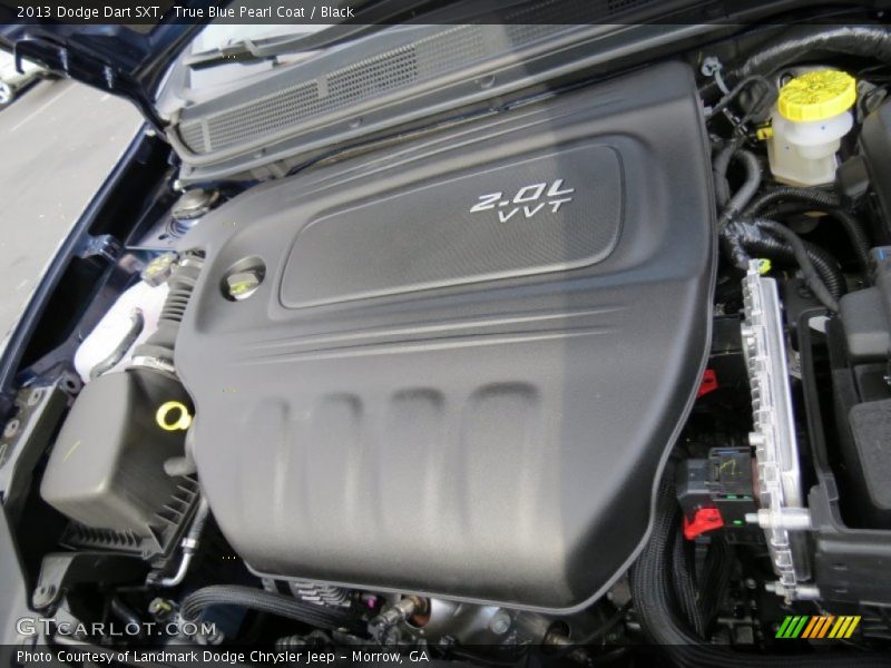 True Blue Pearl Coat / Black 2013 Dodge Dart SXT