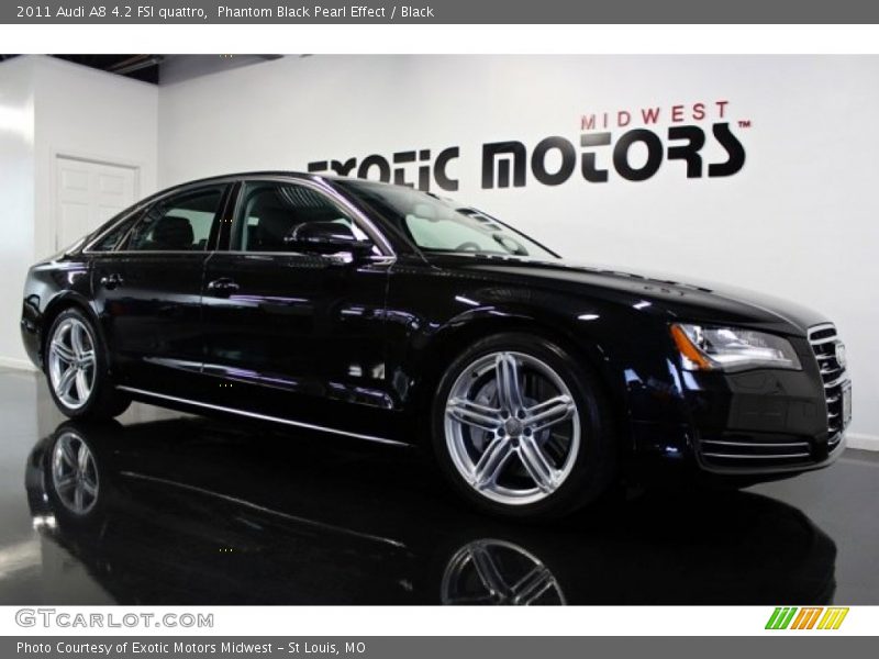 Phantom Black Pearl Effect / Black 2011 Audi A8 4.2 FSI quattro