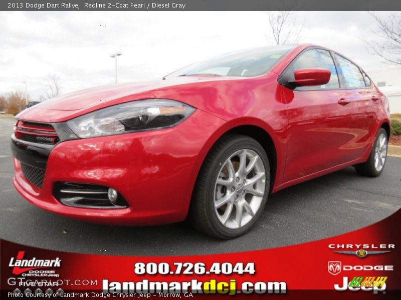 Redline 2-Coat Pearl / Diesel Gray 2013 Dodge Dart Rallye