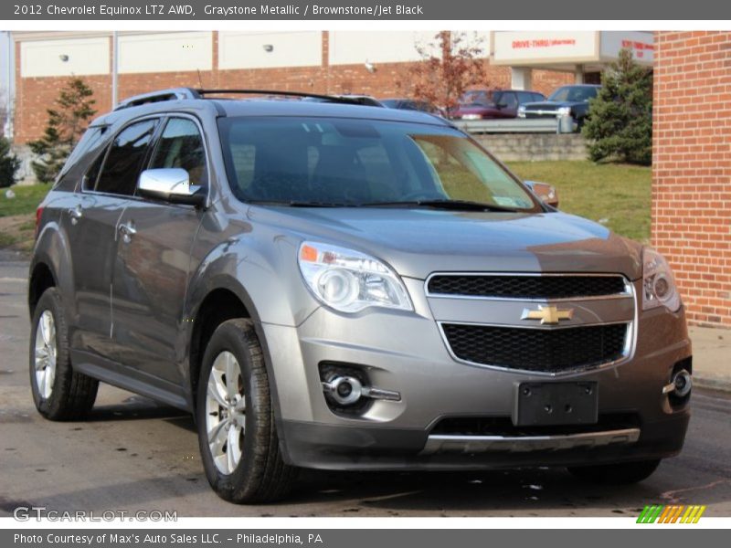 Graystone Metallic / Brownstone/Jet Black 2012 Chevrolet Equinox LTZ AWD