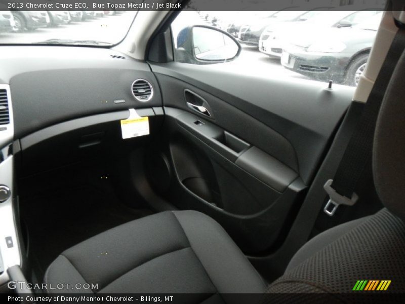 Blue Topaz Metallic / Jet Black 2013 Chevrolet Cruze ECO