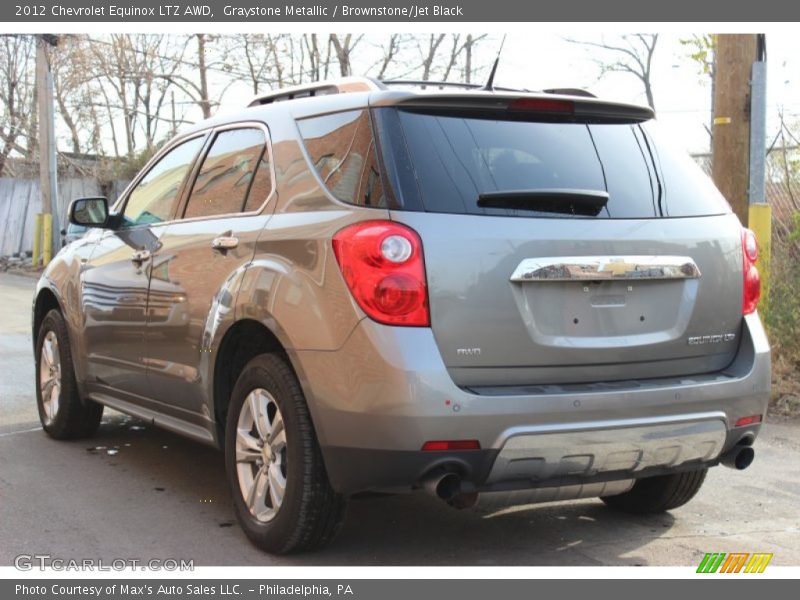 Graystone Metallic / Brownstone/Jet Black 2012 Chevrolet Equinox LTZ AWD