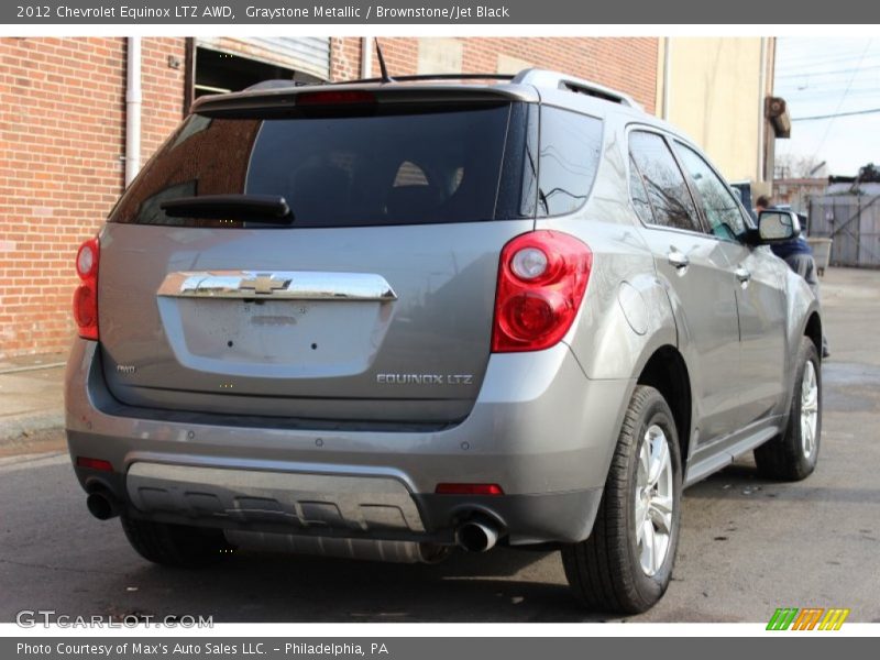 Graystone Metallic / Brownstone/Jet Black 2012 Chevrolet Equinox LTZ AWD