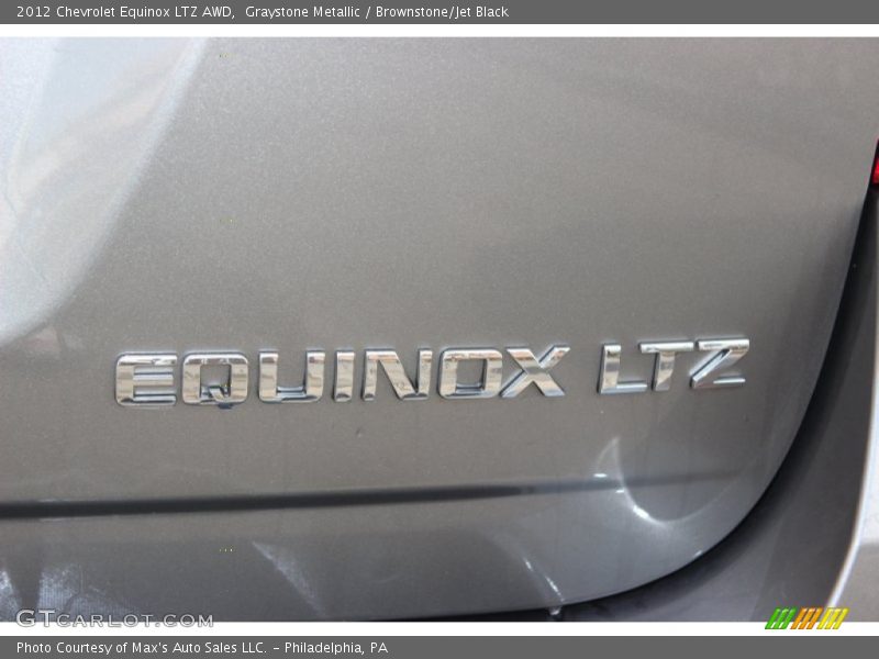 Graystone Metallic / Brownstone/Jet Black 2012 Chevrolet Equinox LTZ AWD