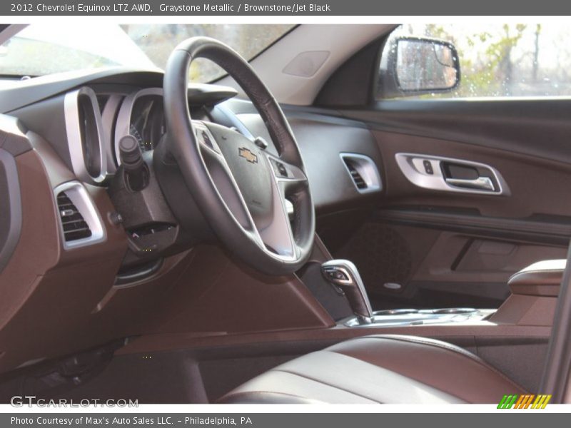 Graystone Metallic / Brownstone/Jet Black 2012 Chevrolet Equinox LTZ AWD