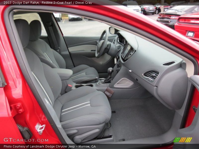  2013 Dart Rallye Diesel Gray Interior