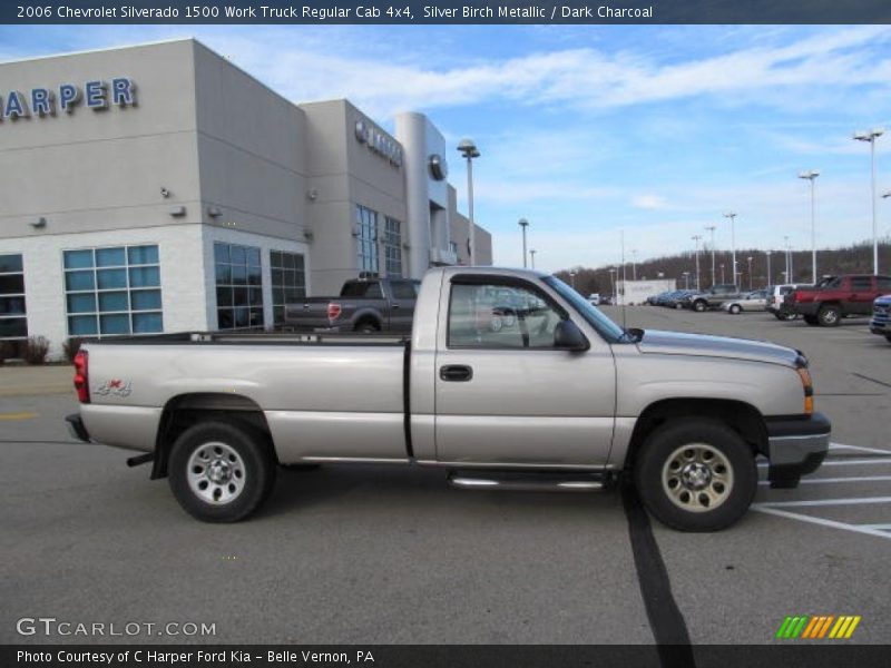Silver Birch Metallic / Dark Charcoal 2006 Chevrolet Silverado 1500 Work Truck Regular Cab 4x4