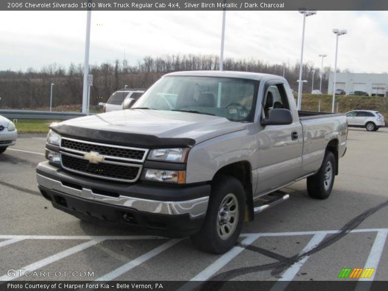 Silver Birch Metallic / Dark Charcoal 2006 Chevrolet Silverado 1500 Work Truck Regular Cab 4x4